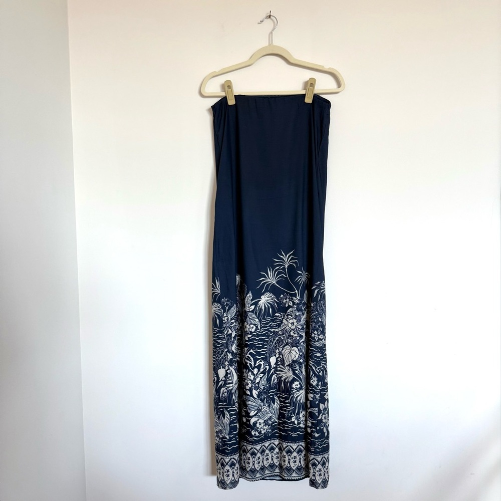 Elegant Navy Blue Maxi Dress